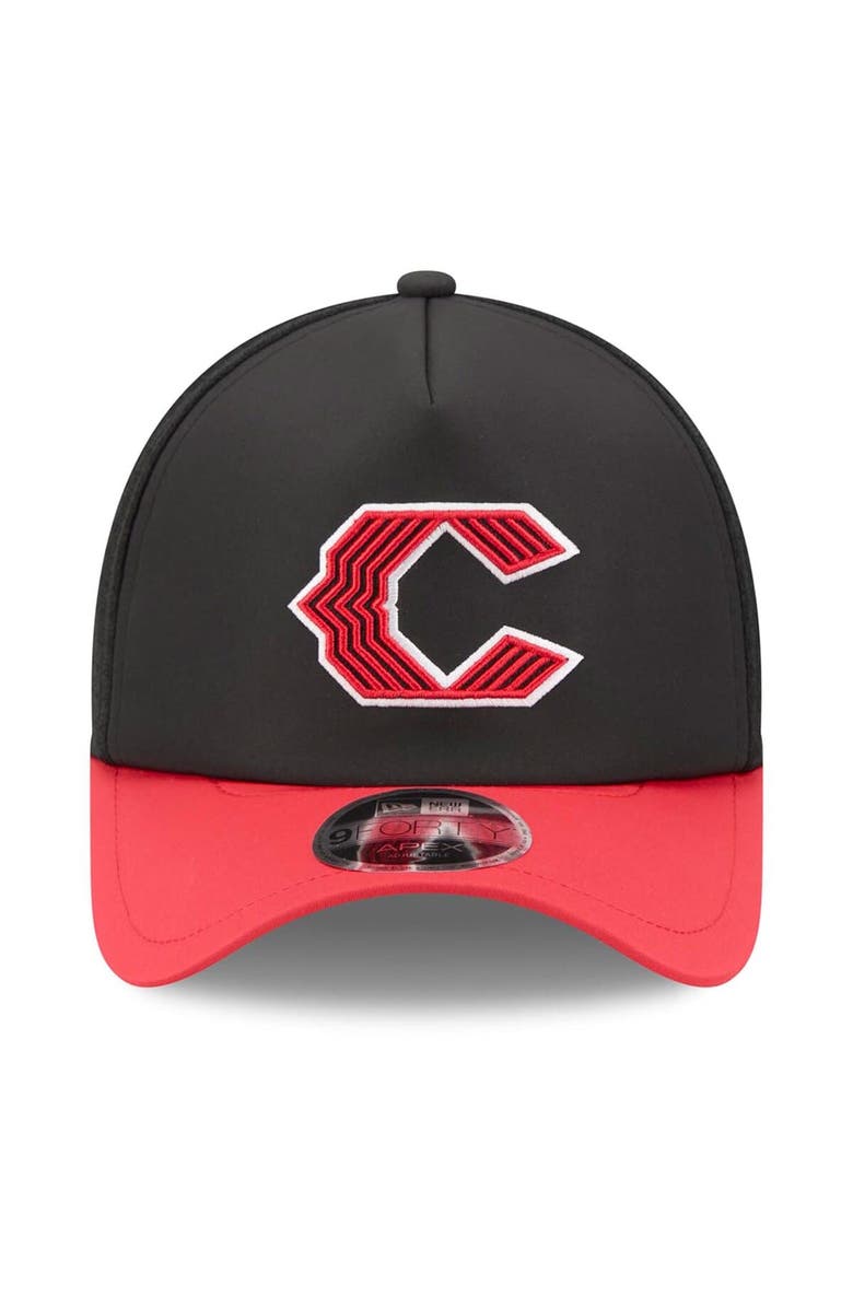New Era Men's New Era Black/Red Cincinnati Reds 2026 City Connect Apex 9FORTY Adjustable Hat, Alternate, color, Black