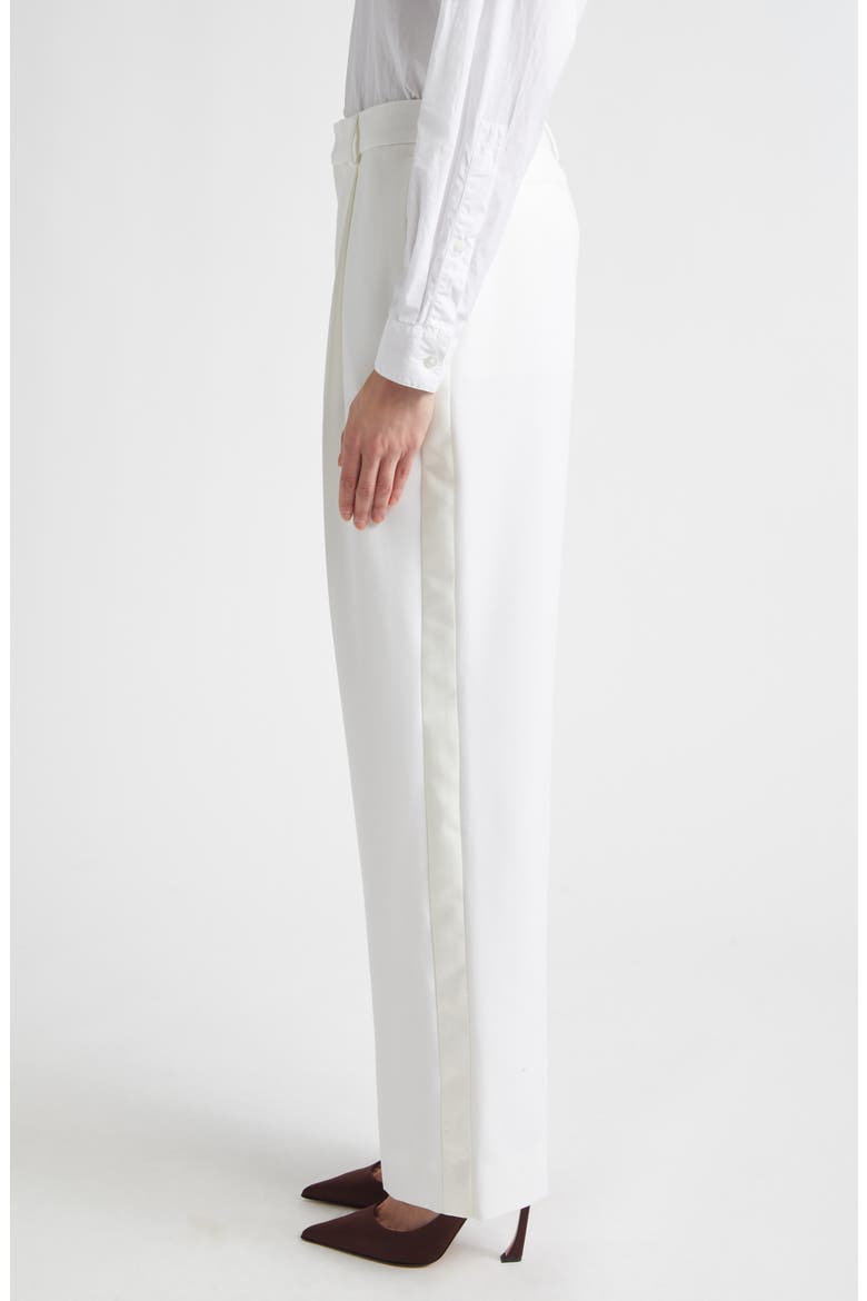 Tailored Straight Leg Trousers, Alternate, color, IVORY