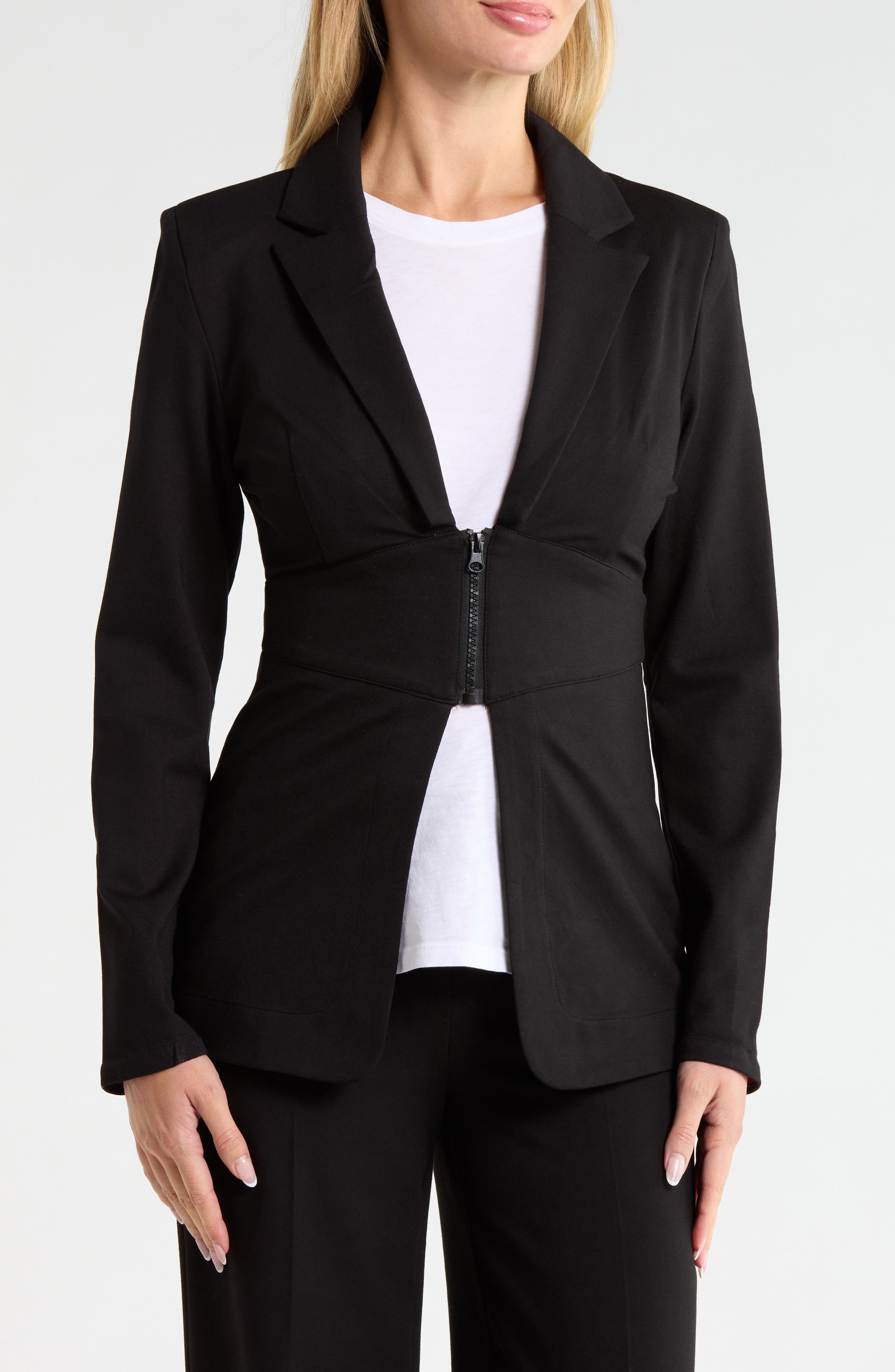 Ponte Zip Jacket
