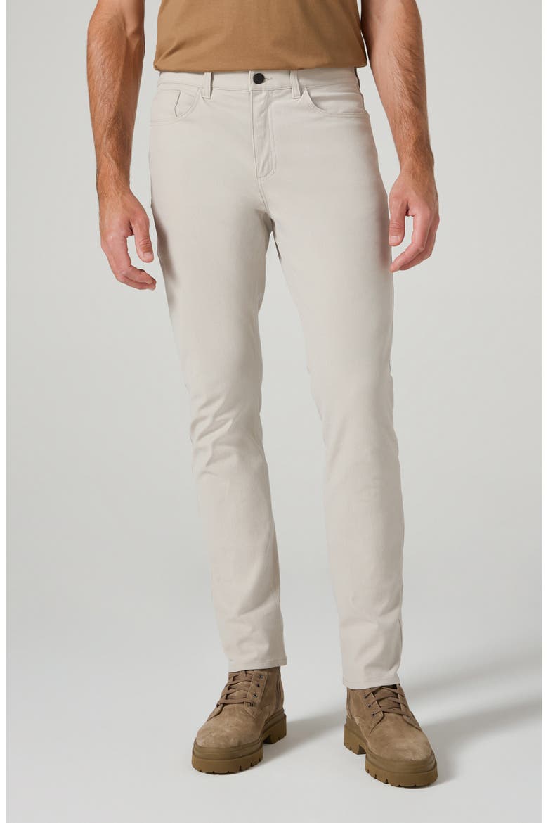 Baron Straight Leg Stretch Twill 5-Pocket Pants, Main, color, BONE