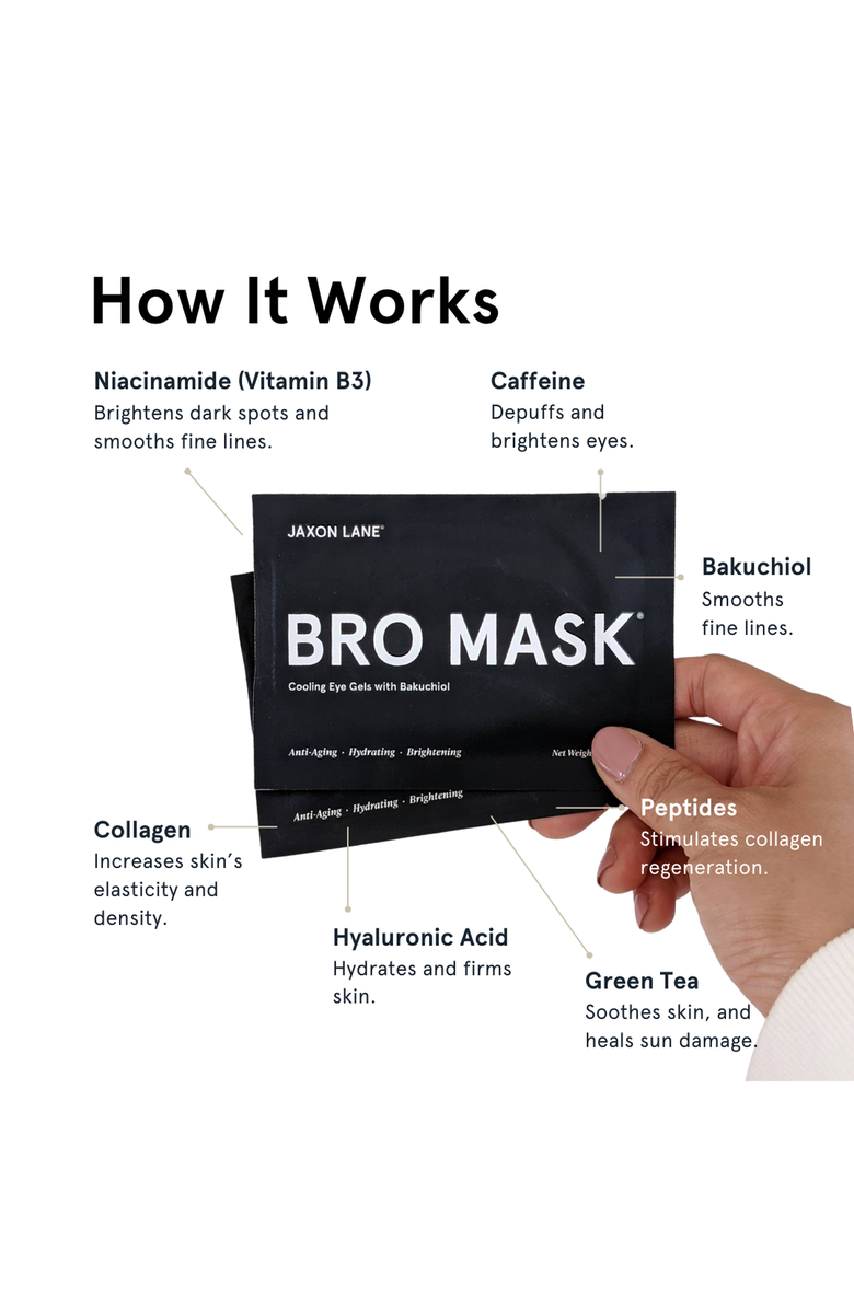 JAXON LANE Bro Mask Cooling Eye Gels, Alternate, color, NO COLOR