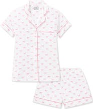 Petite Plume Pima Cotton Jersey Short Pajamas