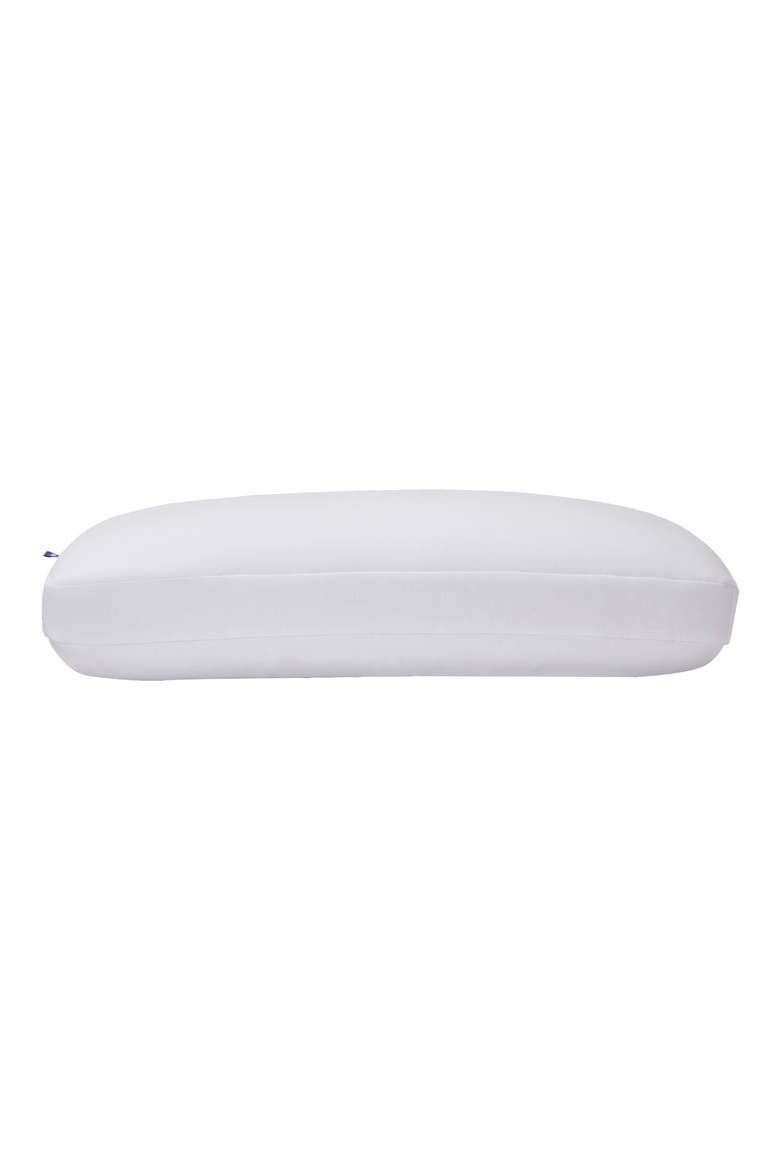 Low Loft Foam Pillow with Snow Technology™, Alternate, color, WHITE