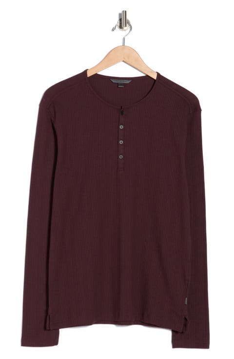 Richard Long Sleeve Waffle Henley