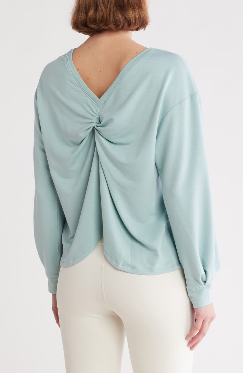 LAYER 8 Restoration Twist Back Long Sleeve Top, Alternate, color, 