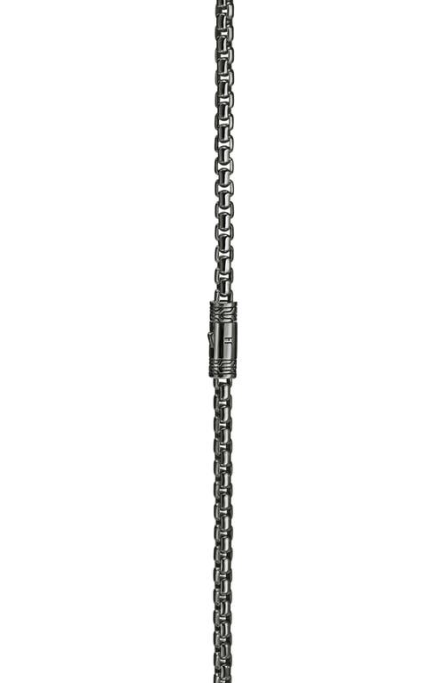 JOHN HARDY JOHN HARDY BOX CHAIN NECKLACE, 3.7MM