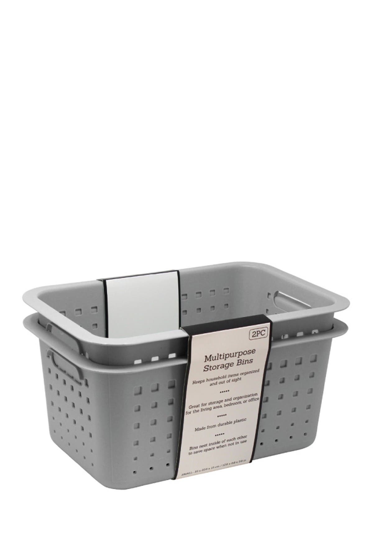 Gourmet Home Products Heritage Gray Large Perforated Multipurpose ...