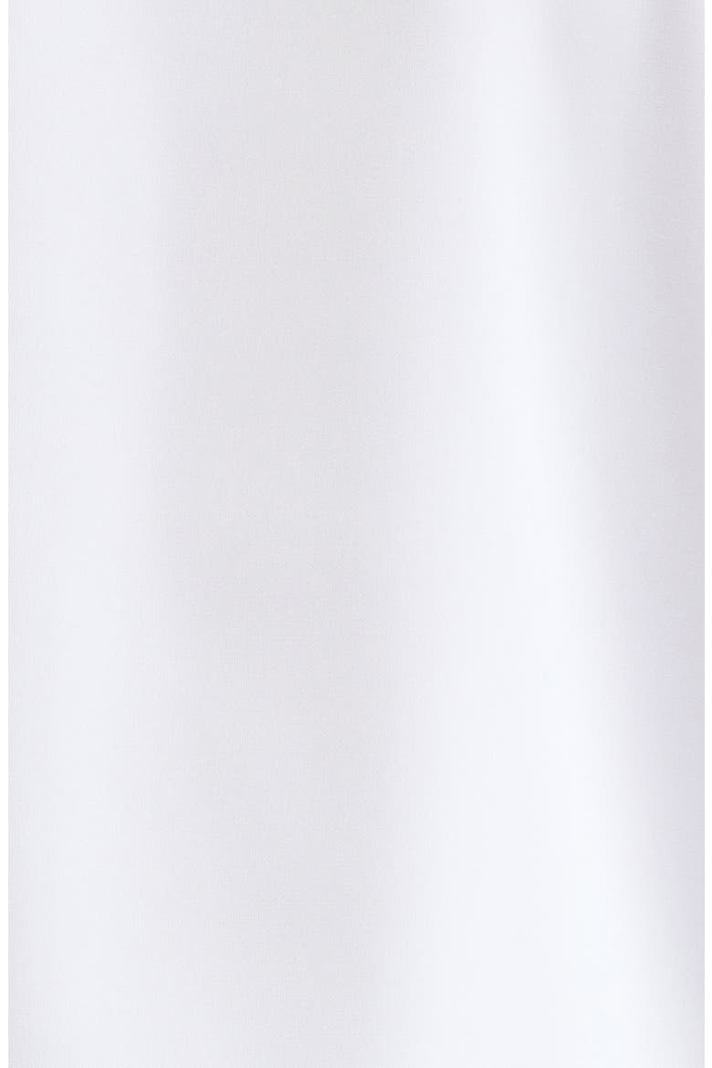 Boxy Stretch Satin Short Pajamas, Alternate, color, WHITE