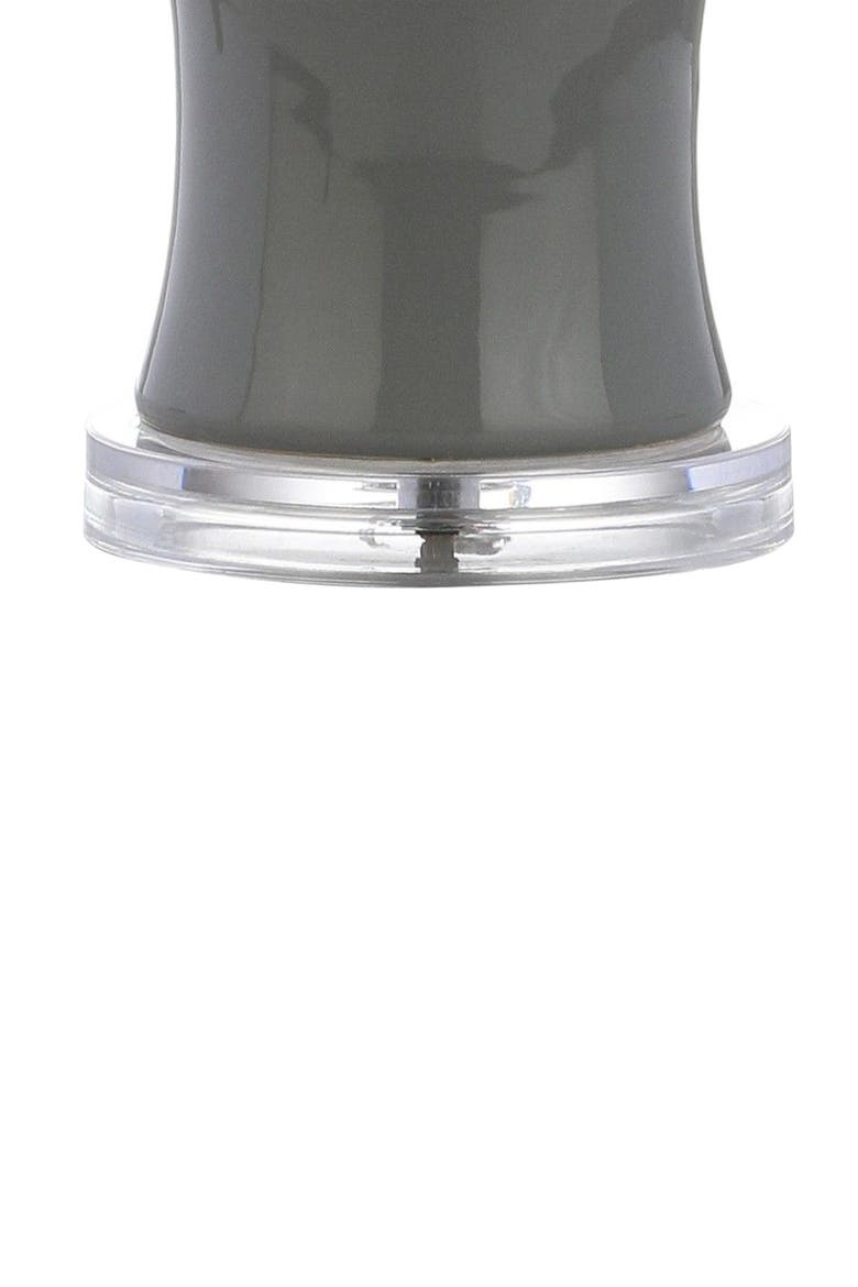 Tiki 26.5" Ceramic LED Table Lamp, Alternate, color, Gray