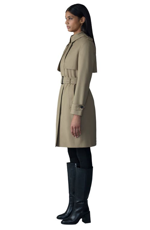 Mackage Winn 2-in-1 Classic Trench Coat In Light Camel