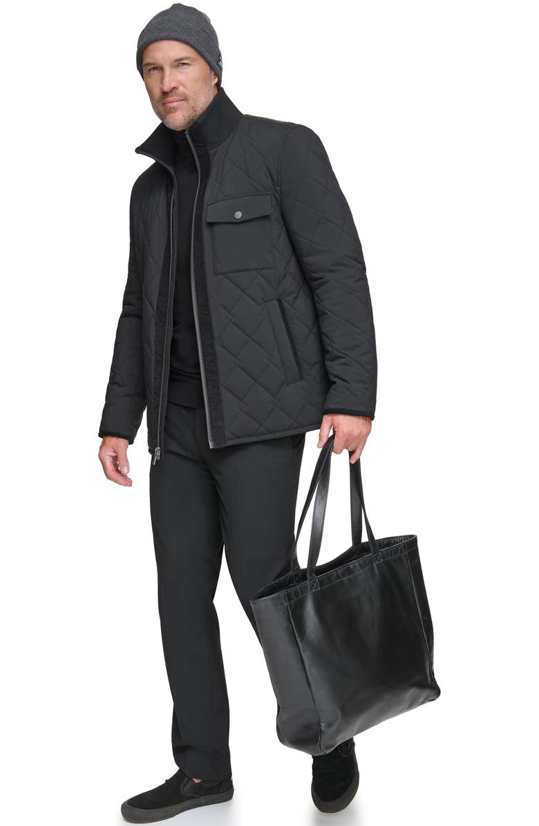 Andrew Marc Amberg Water Resistant Jacket, Alternate, color, Black