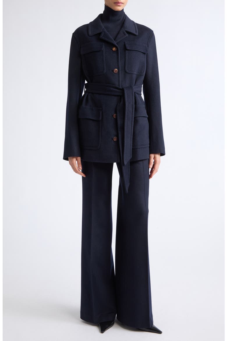 The Lafayette Camel Hair Wide Leg Pants, Alternate, color, INK