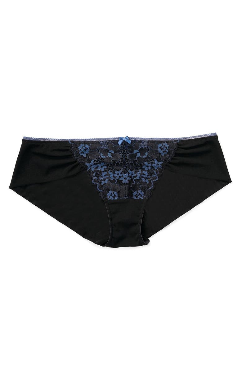 Adore Me Jana Hipster Panties, Alternate, color, Black