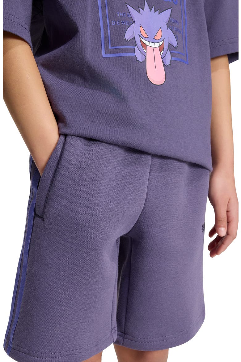 Kids' Pokémon Loose T-Shirt and Shorts Set, Alternate, color, TRACE PURPLE/ TRACE PURPLE