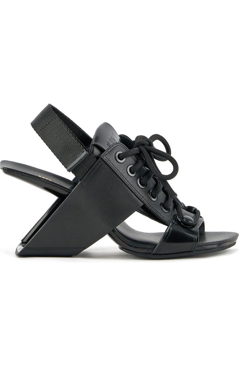 United Nude Loop Sporty Hi sandal, Main, color, Black