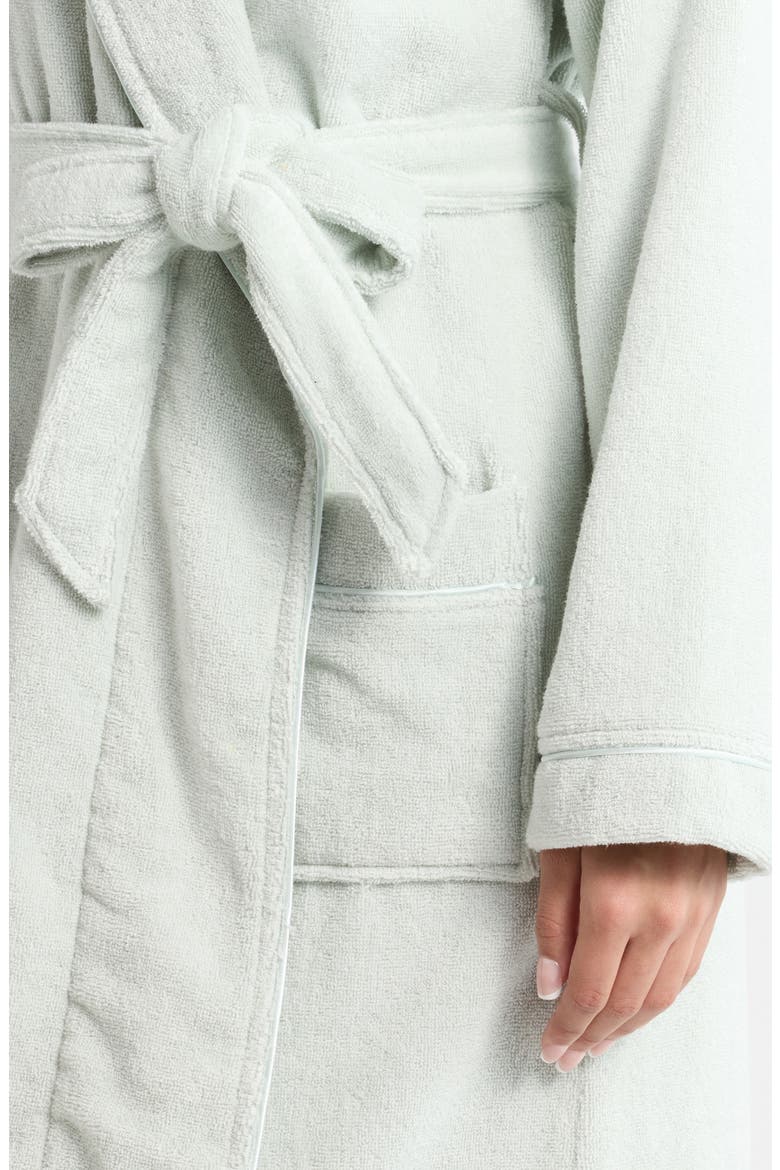 Hydro Cotton Terry Robe, Alternate, color, BLUE GREY