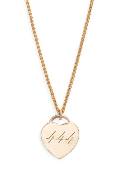 Alice Angel Numbers Pendant Necklace