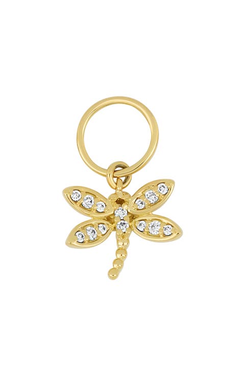 Icon Pavé Diamond Dragonfly Charm