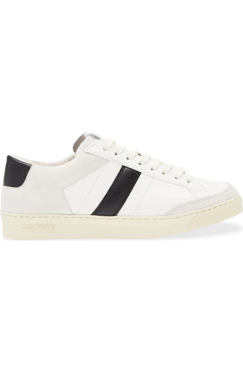 TOM FORD Low Top Sneaker, Alternate, color, White/ Cream