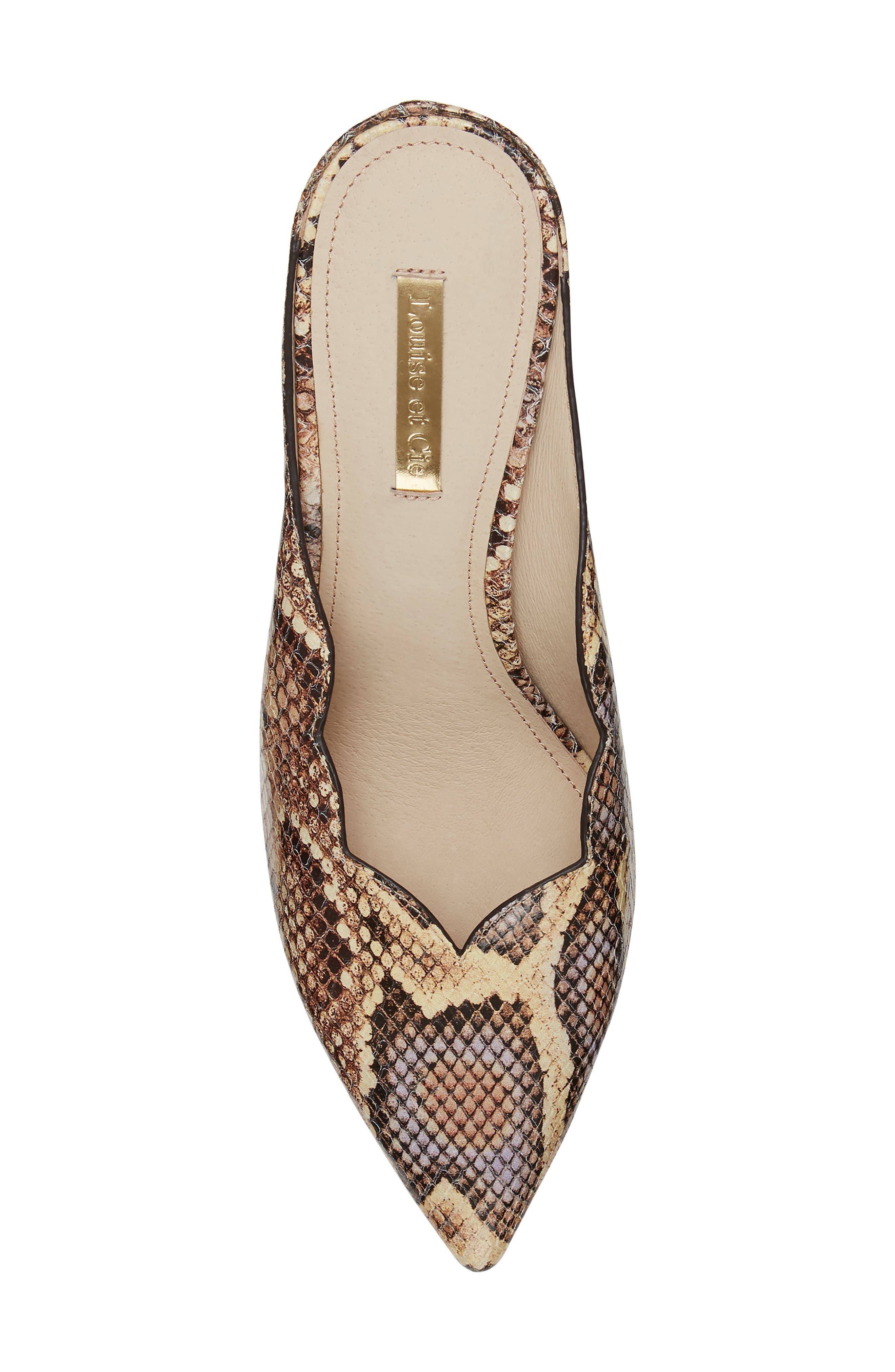 Kirina Scalloped Mule, Alternate, color, BEIGE MULTI