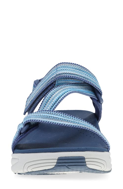 Dansko Rayna Sandal In Blue Multi Webbing
