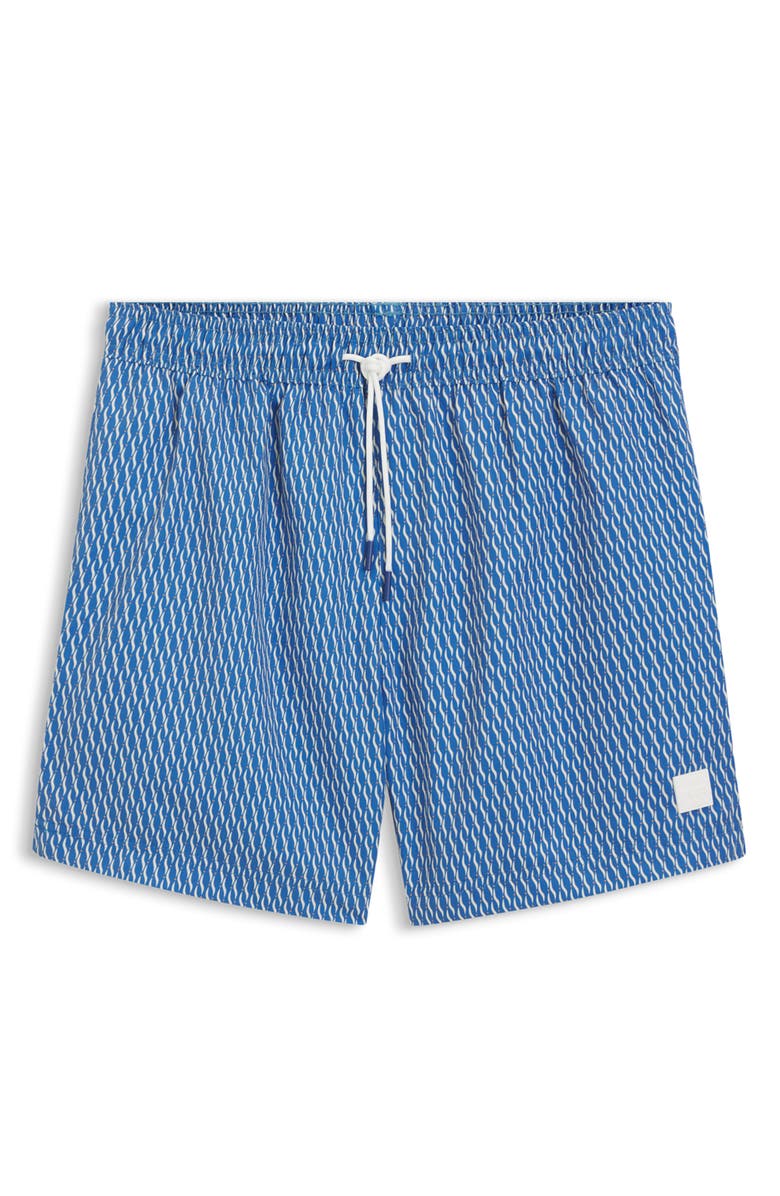 BOSS Vibe Swim Trunks, Alternate, color, Blue