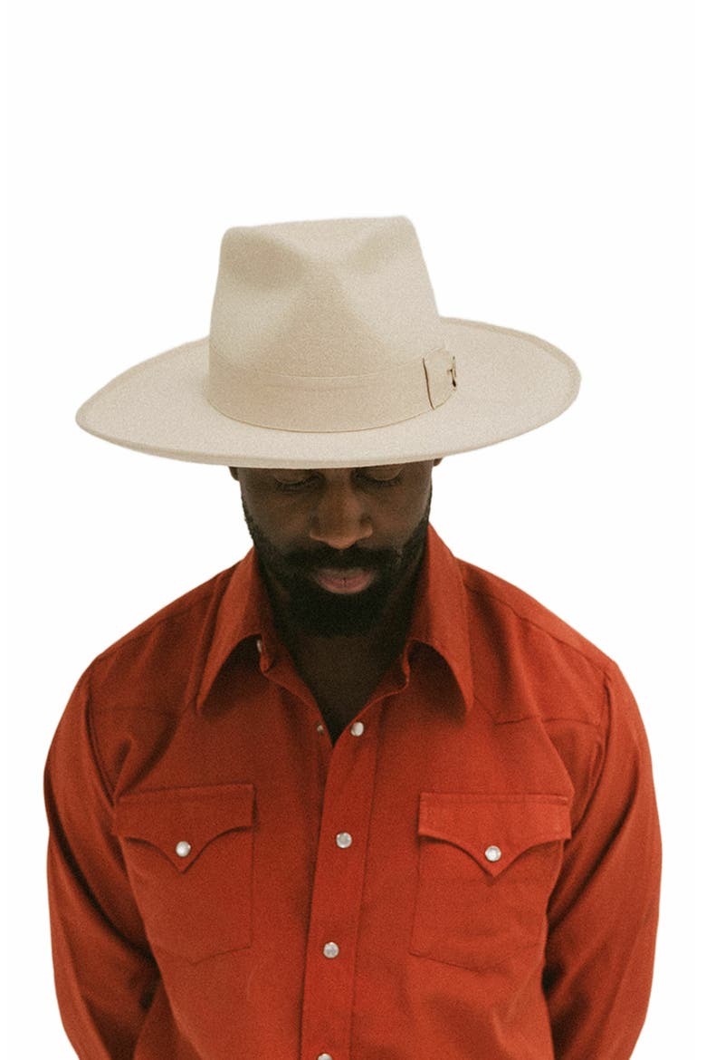 Taos Western Fedora, Alternate, color, Buckskin
