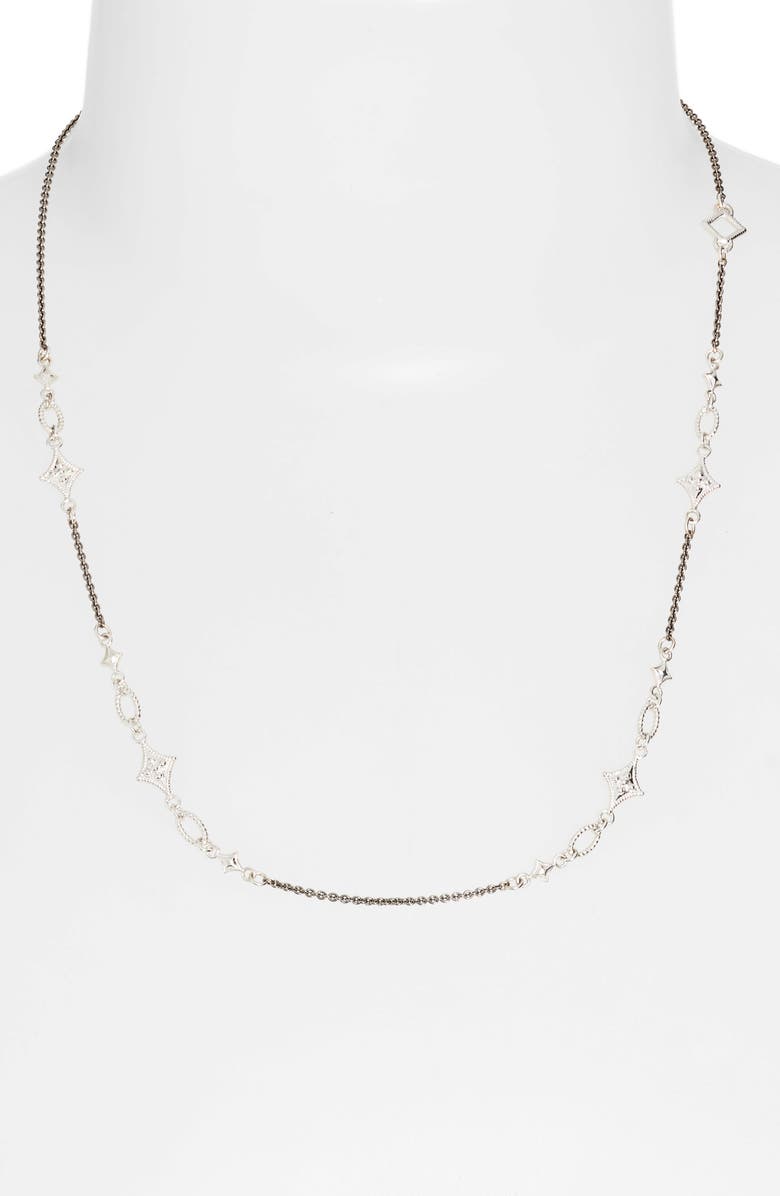 Armenta New World Crivelli Station Chain Necklace, Alternate, color,