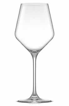 JoyJolt Layla White Set of 4 Stemmed White Wine Glasses