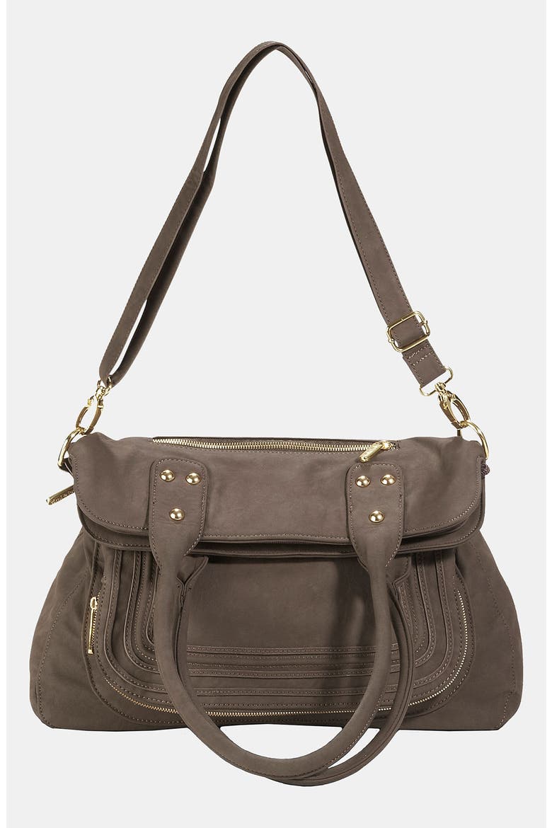 'Hayley' Diaper Bag, Alternate, color, MUSHROOM BROWN