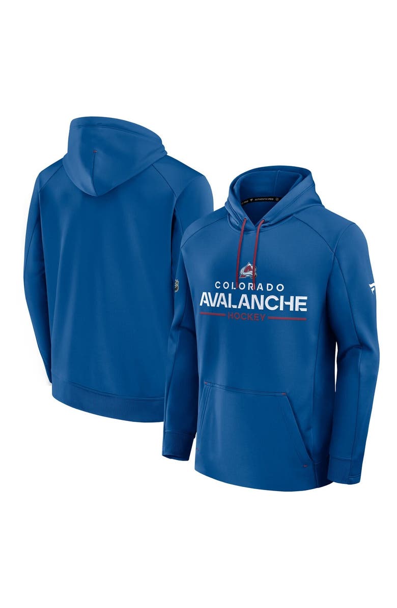 FANATICS Men's Fanatics Blue Colorado Avalanche Authentic Pro Rink Hoodie, Main, color, Blue