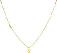 Panacea Initial Pendant Necklace