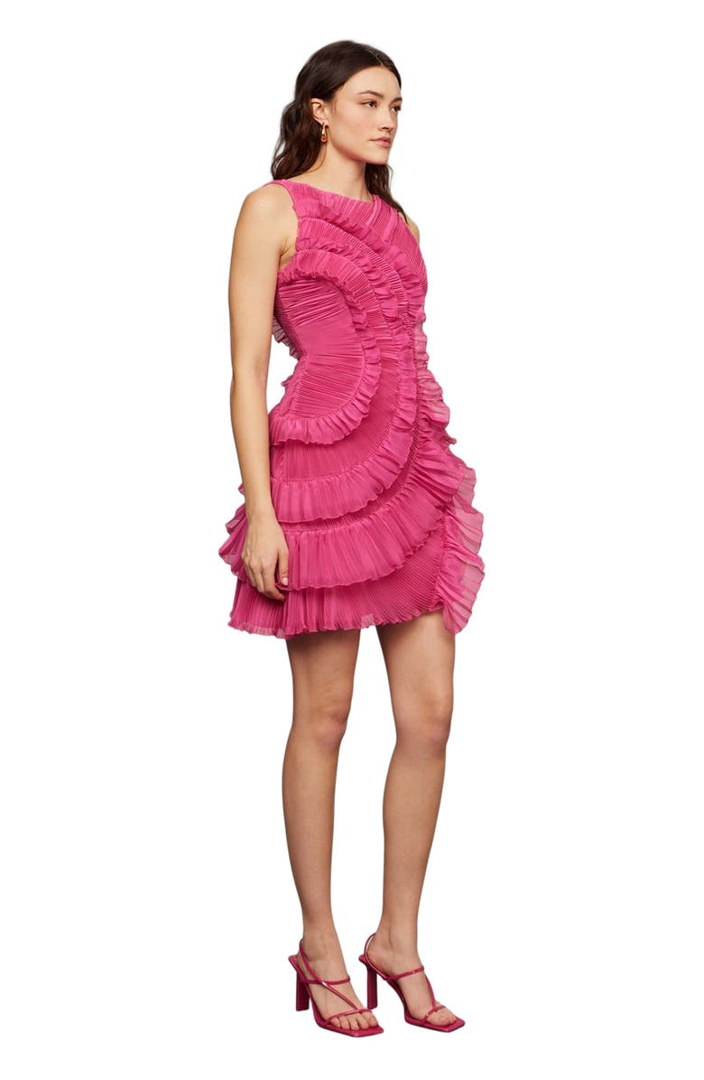 AMUR Emilia Cascade Mini Dress, Alternate, color,