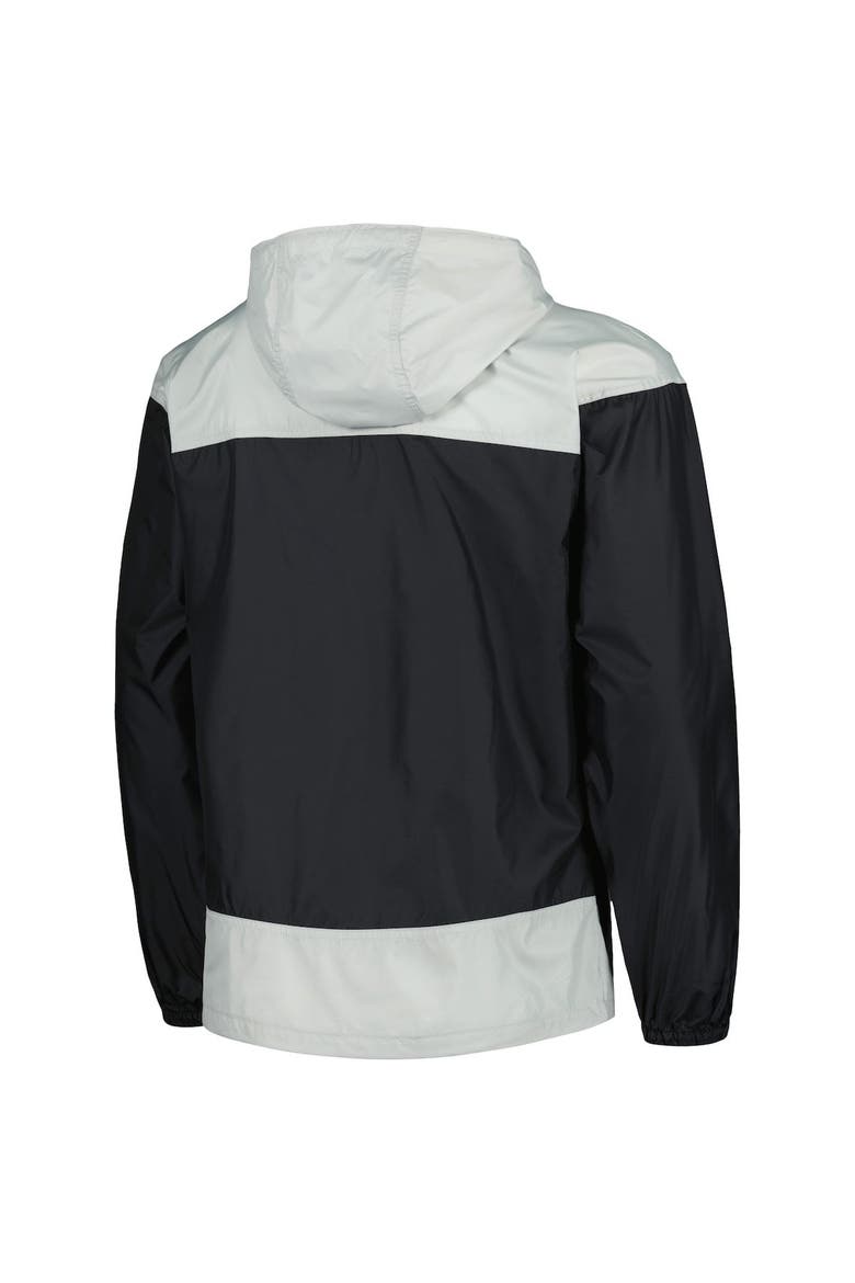 Men's Columbia Black Brooklyn Nets Big & Tall Flash Forward Challenger Omni-Shade Full-Zip Hoodie, Alternate, color, Black