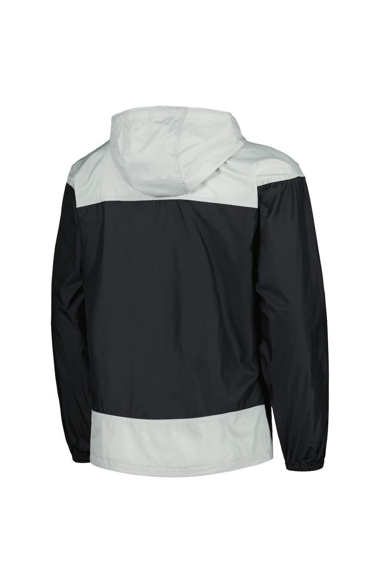 Columbia Men's Columbia Black Brooklyn Nets Big & Tall Flash Forward Challenger Omni-Shade Full-Zip Hoodie, Alternate, color, 