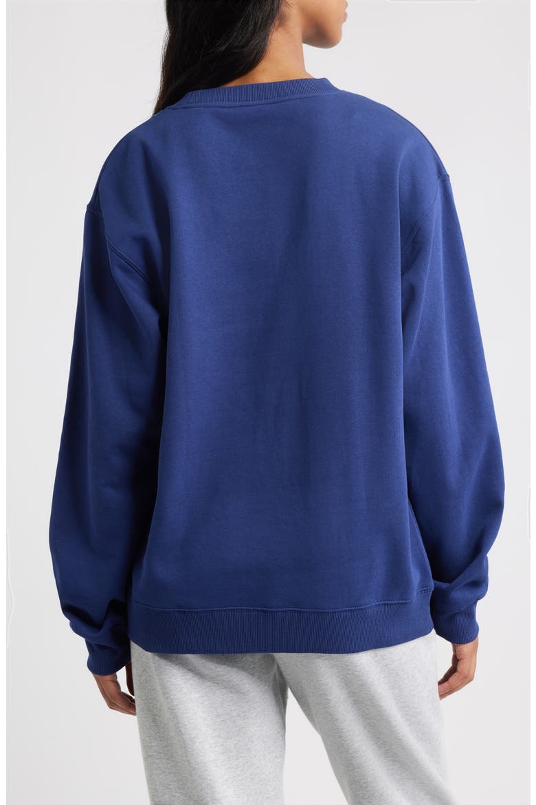 Love You Heart Graphic Sweatshirt, Alternate, color, MEDIEVAL BLUE