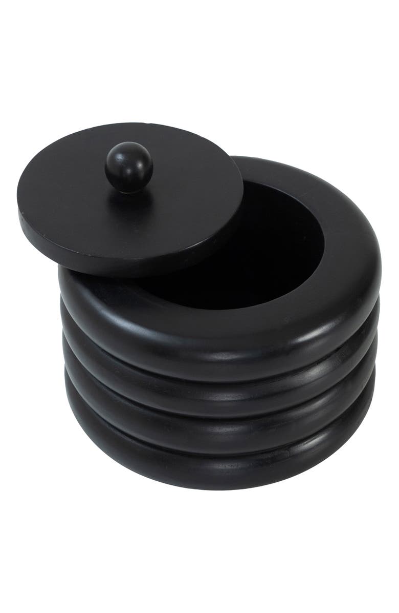 Renwil Cipher Rib Lidded Wood Box, Alternate, color, 