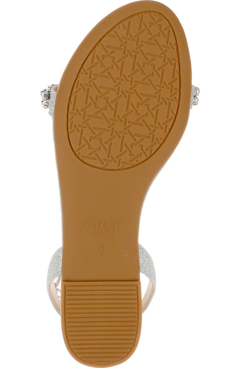Jewel Badgley Mischka Daria Ankle Strap Sandal, Alternate, color,