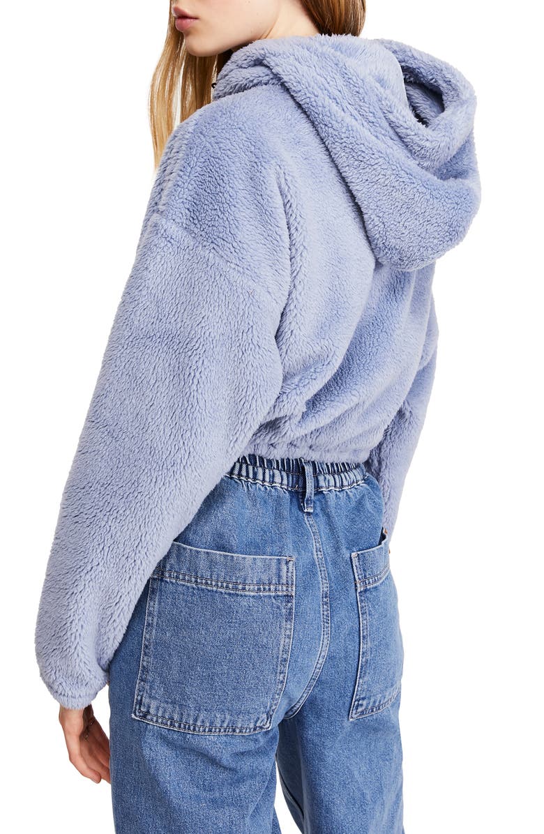 BDG Urban Outfitters Fleece Crop Hoodie, Alternate, color, 