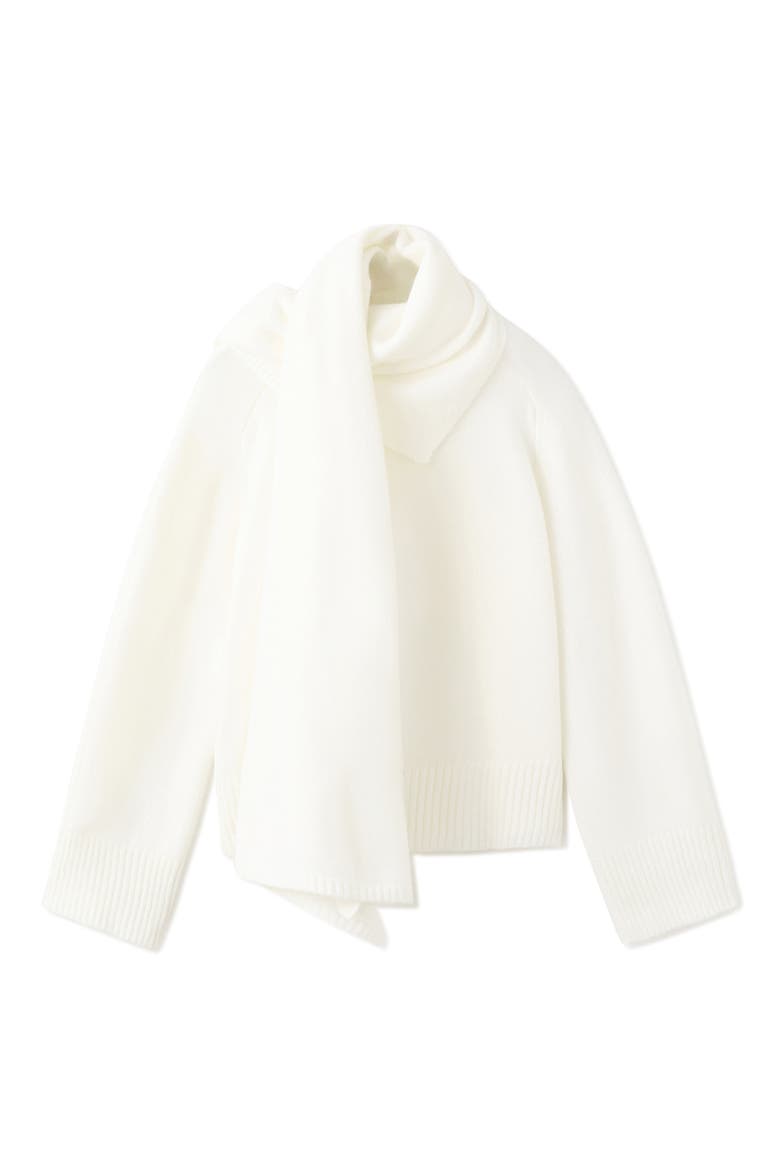 Scarf Sweater, Main, color, ECRU