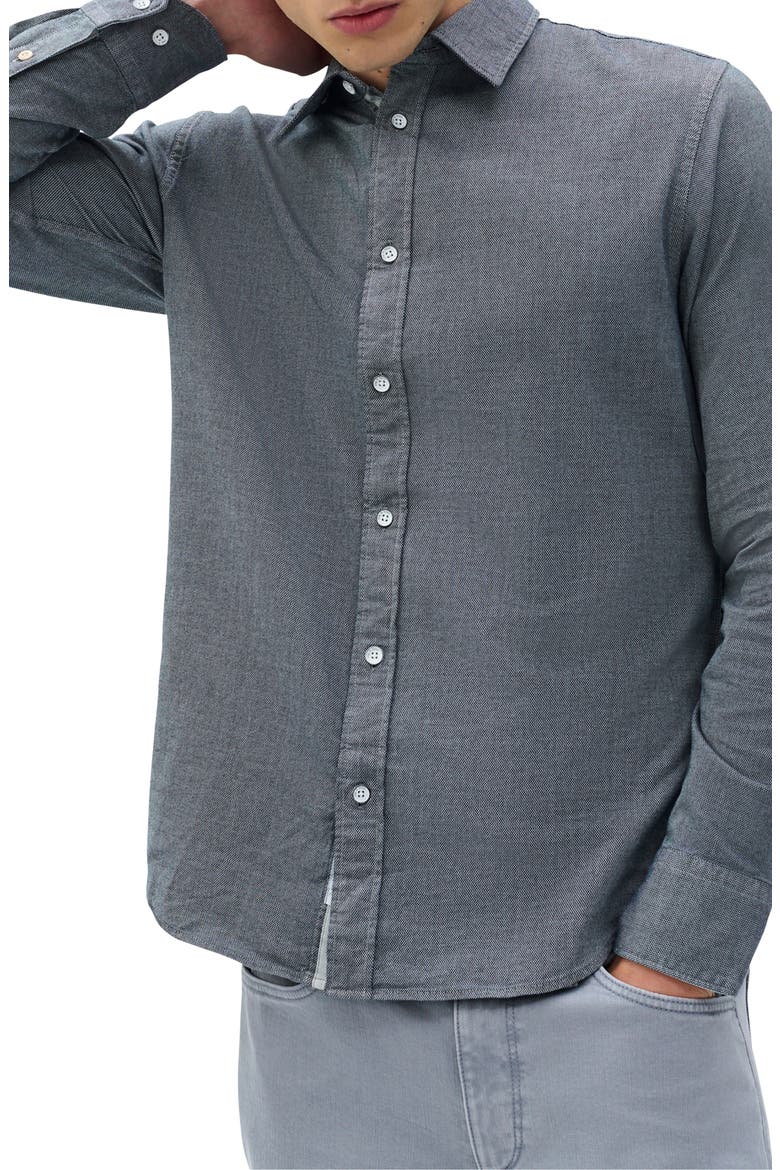 Tomlin Cotton Dobby Button-Up Shirt, Alternate, color, SKYBLUE
