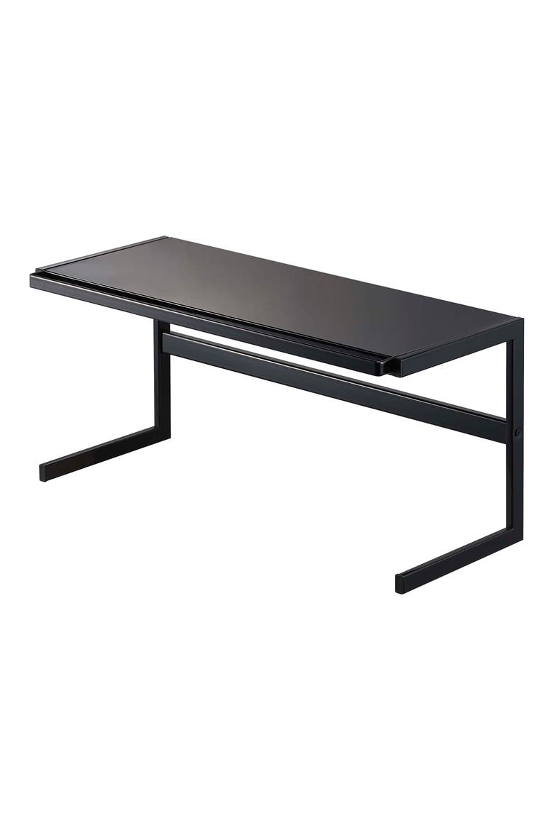 Expandable Countertop Shelf, Main, color, BLACK