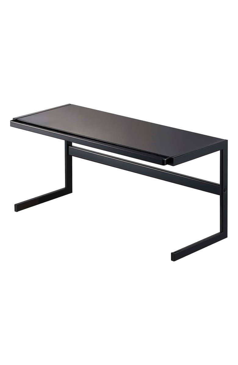 Yamazaki Expandable Countertop Shelf, Main, color, Black