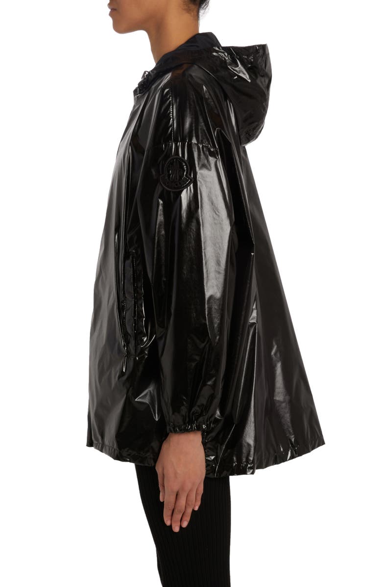 Moncler Jubba Glossy Nylon Hooded Jacket, Alternate, color, 