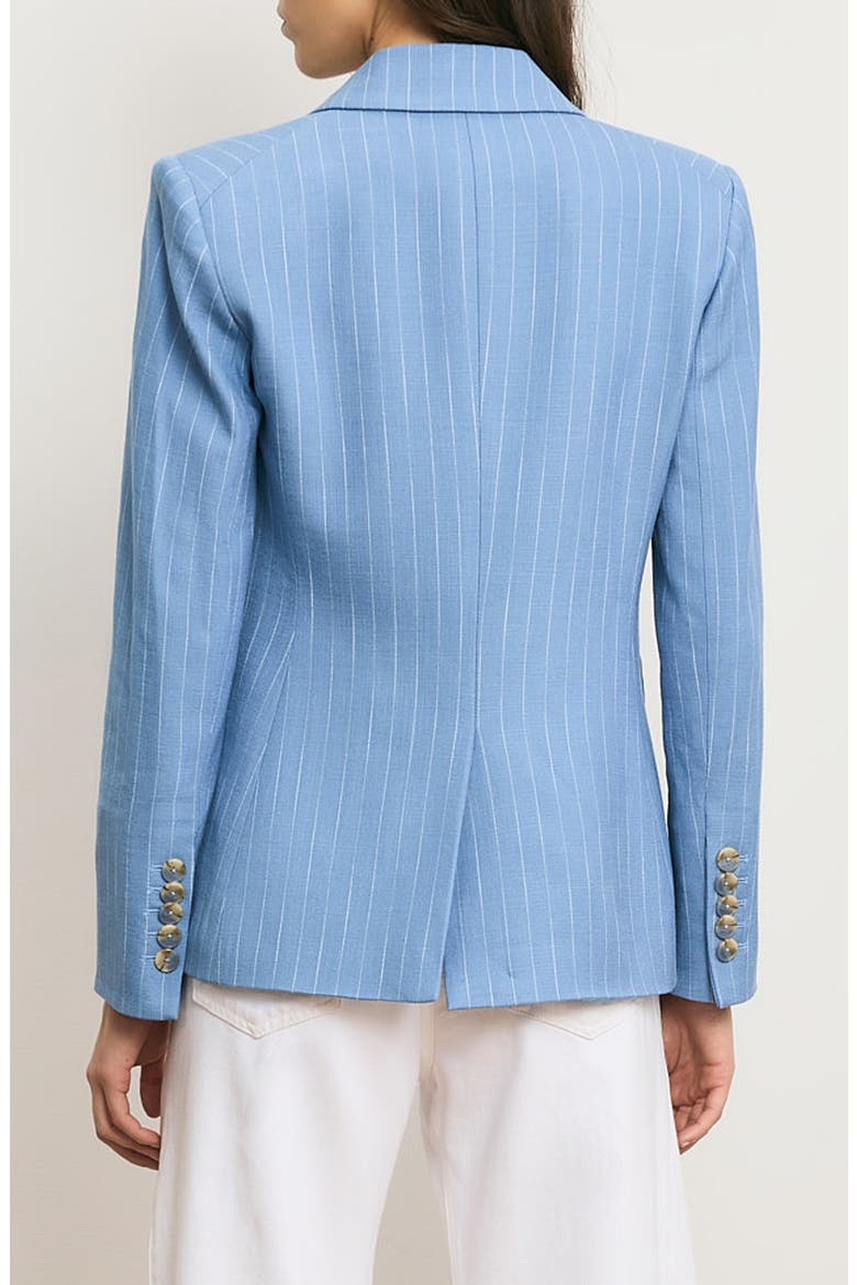 Miller Pinstripe Dickey Jacket, Alternate, color, BLUE JAY DOVE