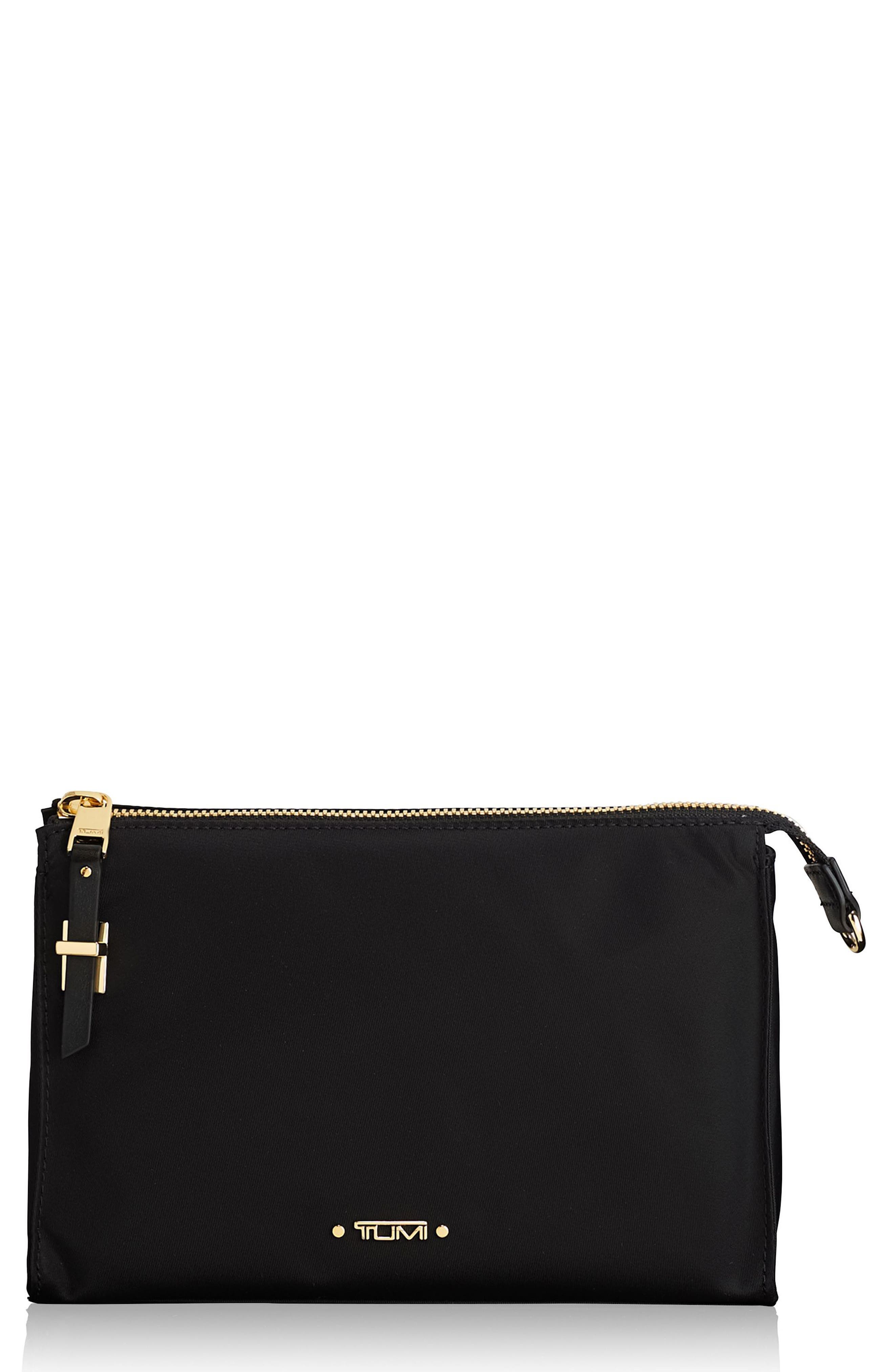 TUMI Voyageur Basel Nylon Pouch, Main, color, 