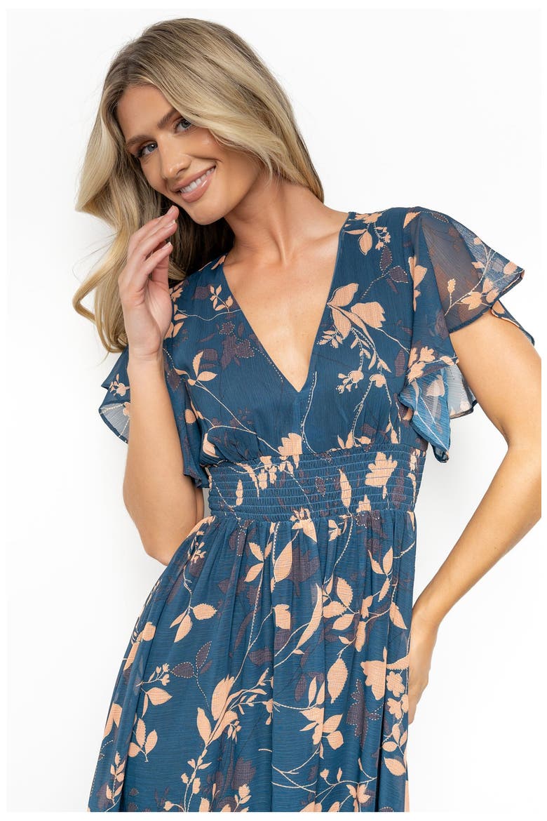lynlee metallic maxi dress Baltic Born Womens Lynlee Metallic Maxi Dress | Topaz