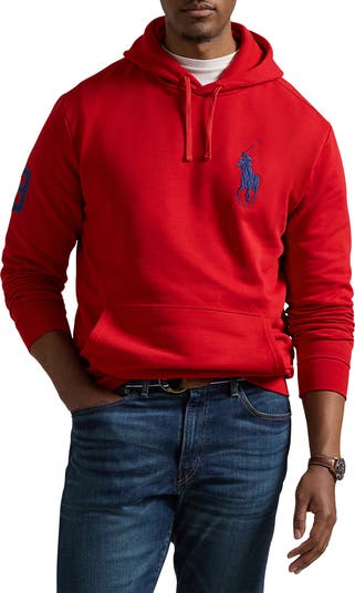 Polo Ralph Lauren Big & Tall Big Pony Fleece Hoodie | Nordstrom