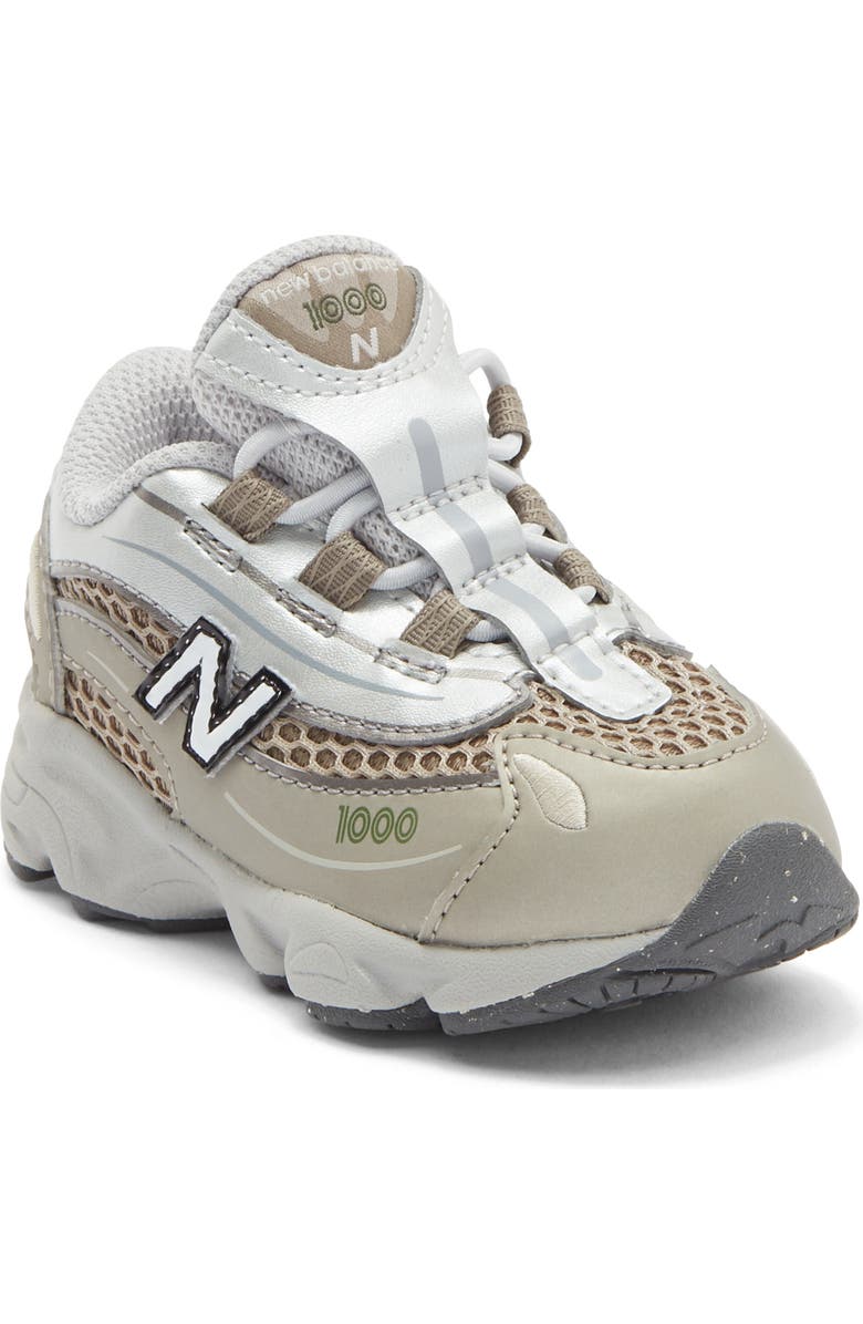 New Balance Kids' 1000 Sneaker, Main, color, Arid Stone/ Silver Metallic