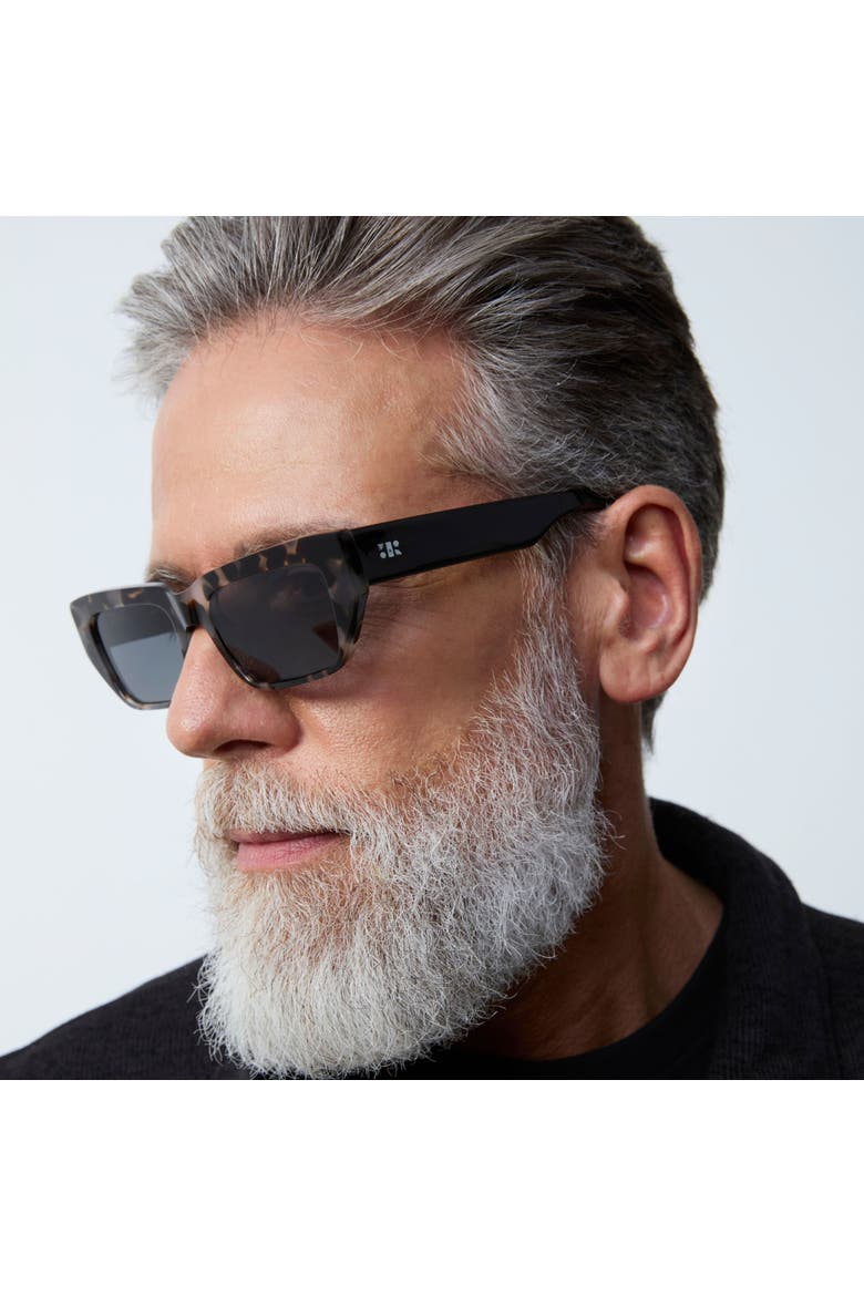 Kai Sunglasses, Alternate, color, Black / Tortoise / Grey